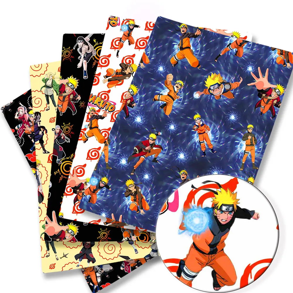 Baby Clothing Products - naruto Anime randapparatuur Stof 140*50 cm