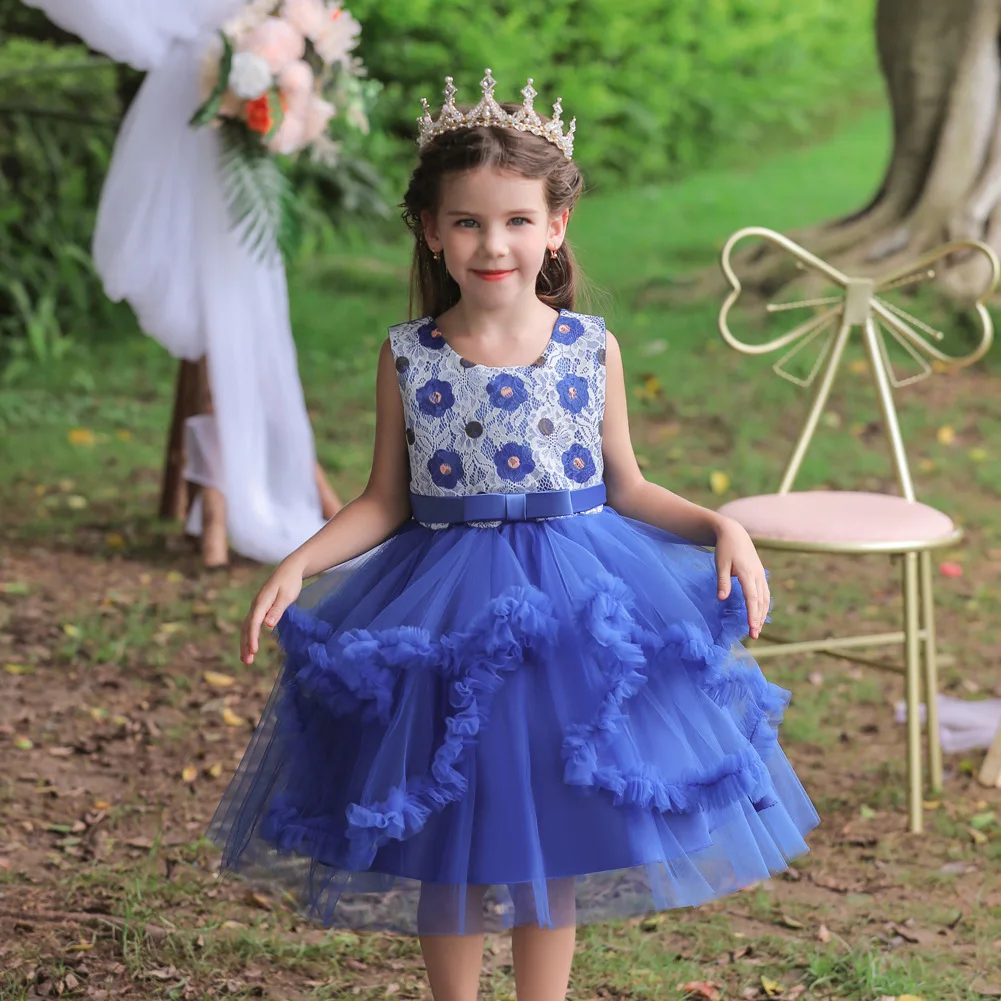 Baby Clothing Yellow - Geel Rood Blauw Mouwloze Tutu Prinses