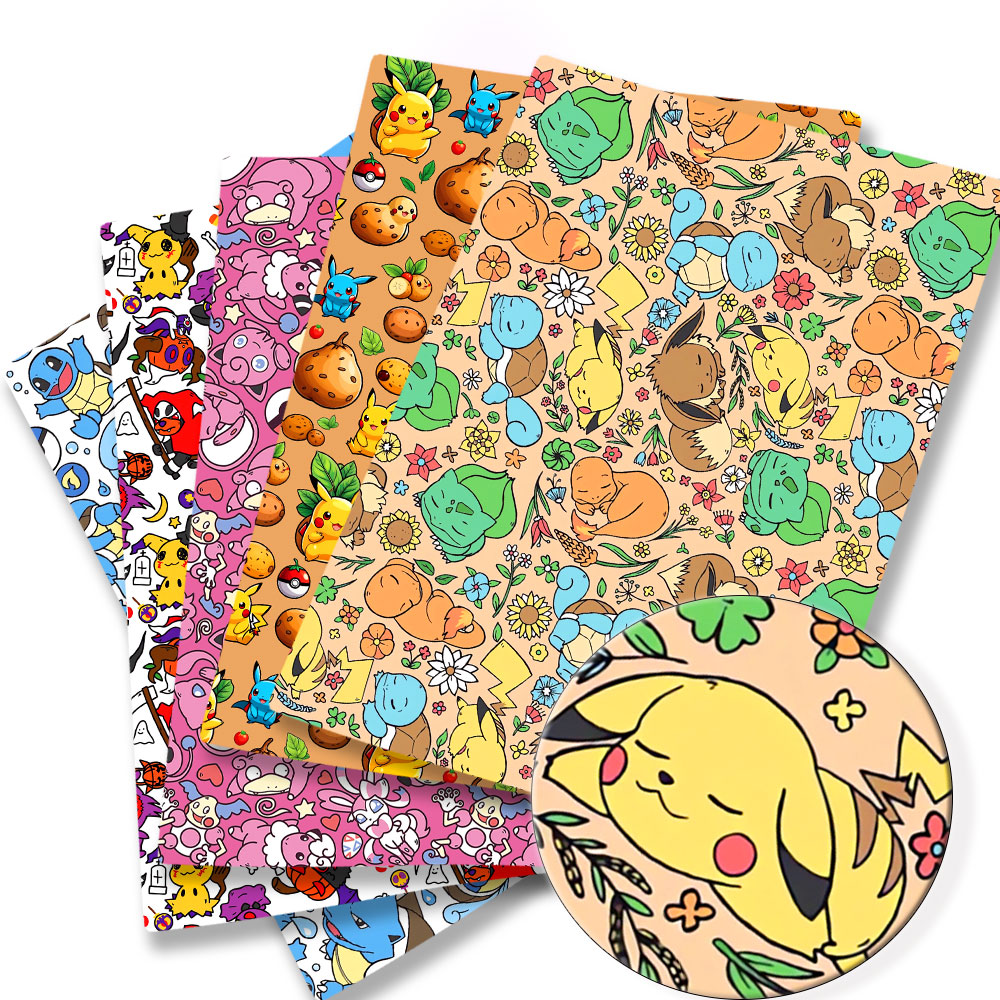 Baby Clothing Products - Pokemon Cartoon Fabric140*50cm Handgemaakte Naaien Patchwork