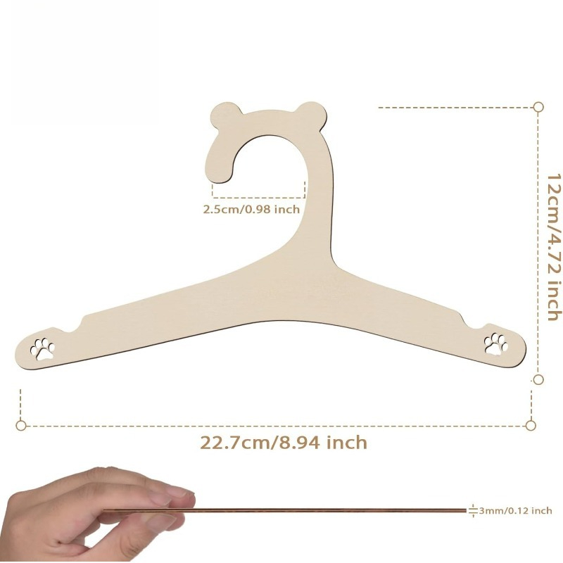 Babykledingrek Schattige beer  - Baby Clothing Hangers recensie en prijs