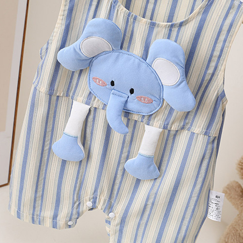 Zomer mouwloze babyromper Leuk - Baby Clothing Elephant recensie en prijs