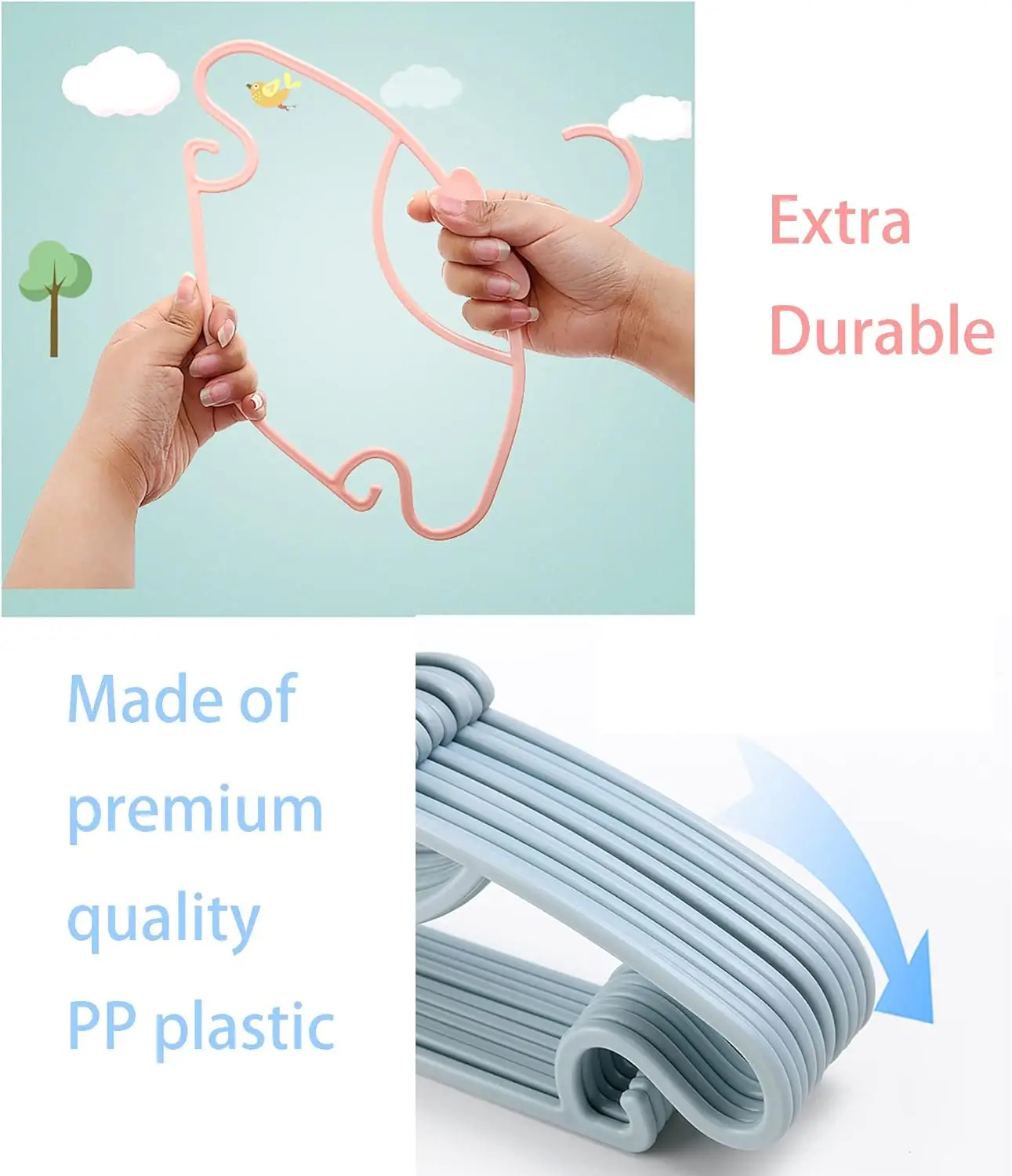 Babykledingrekken Plastic Hand - Baby Clothing Hangers recensie en prijs