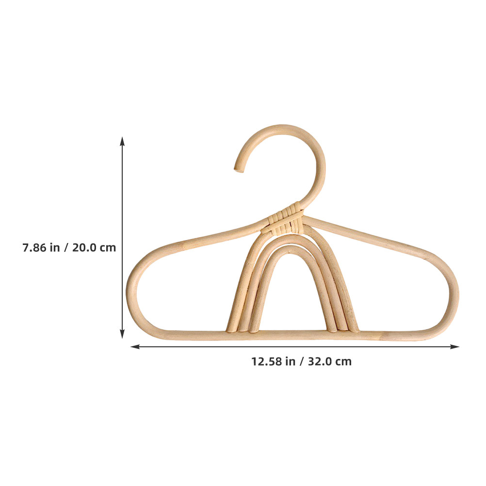 2 stuks rotan kinderkledinghan - Baby Clothing Hangers recensie en prijs