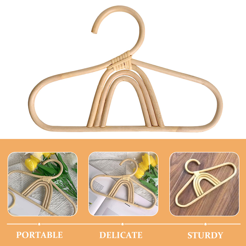 2 stuks rotan kinderkledinghan - Baby Clothing Hangers recensie en prijs